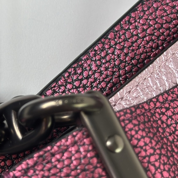 Coach Metallic Dreamer Colourblock Satchel Handbag - Picture 9 of 16